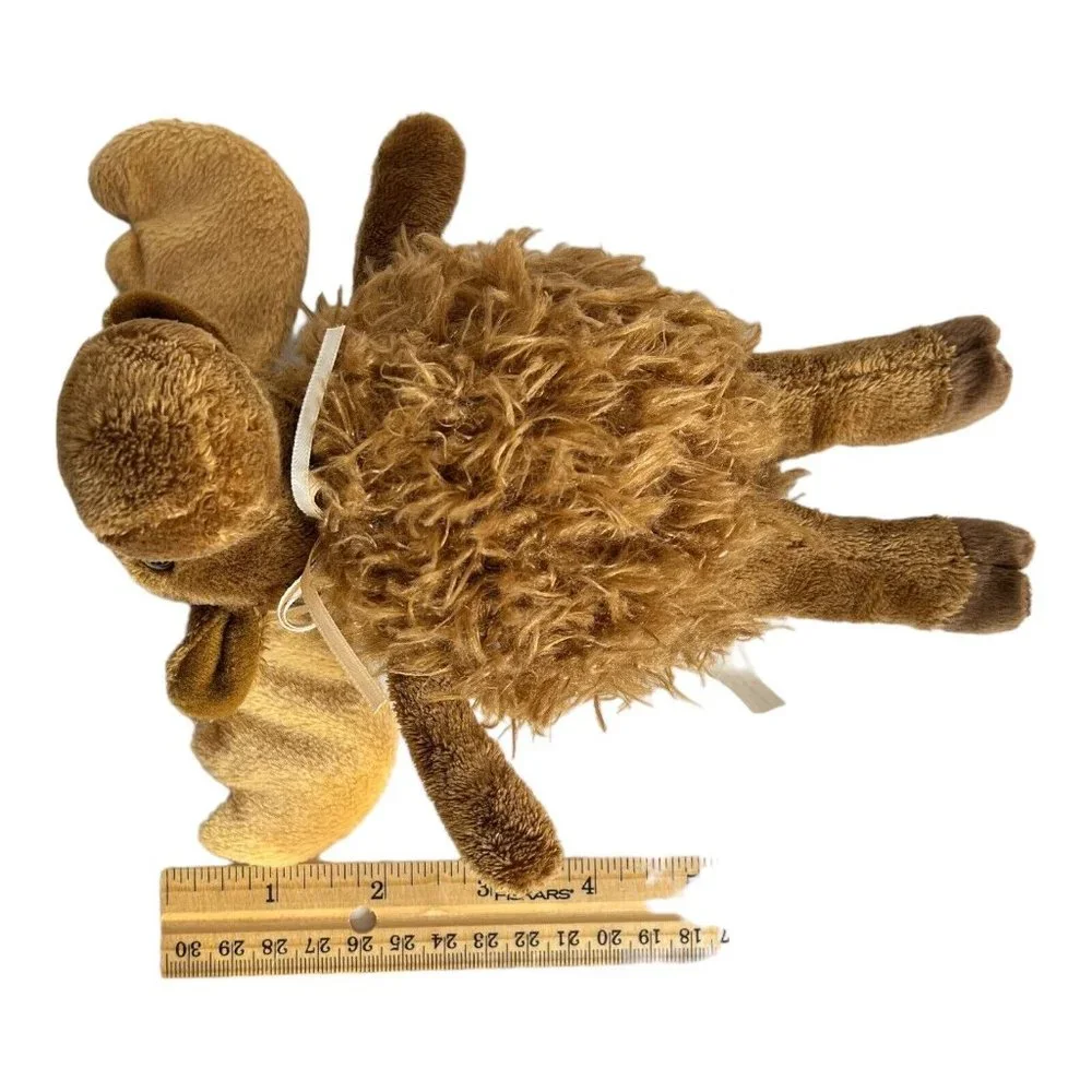 Douglas Bull Moose with Antlers‎ Cuddle Toy Brown Plush 9